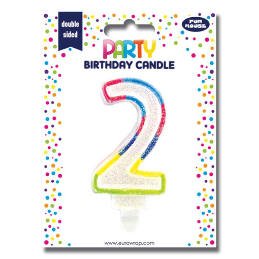 Picture of BIRTHDAY CANDLE NUMBER 2